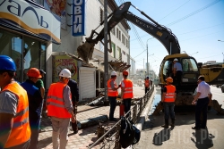 В Якутске продолжается снос самовольно установленных объектов