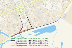11 сентября в Якутске будут перекрыты дороги