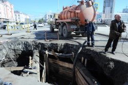 В Якутске завершаются работы по бесстраншейному восстановлению газопровода