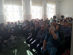 Члены Совета молодежи Тулагино-Кильдямского наслега посетили Капитоновский дом-интернат