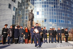 В Якутии открыт памятник Степану Васильеву