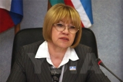 Екатерина КОРМИЛИЦЫНА празднует свое 60-летие в кафе "Седьмое небо"