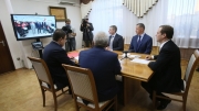 Дмитрий Медведев принял участие в церемонии запуска установки  комплексной подготовки газа ЯТЭК в Якутии
