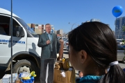 На Комсомольской площади был... ЖИРИНОВСКИЙ
